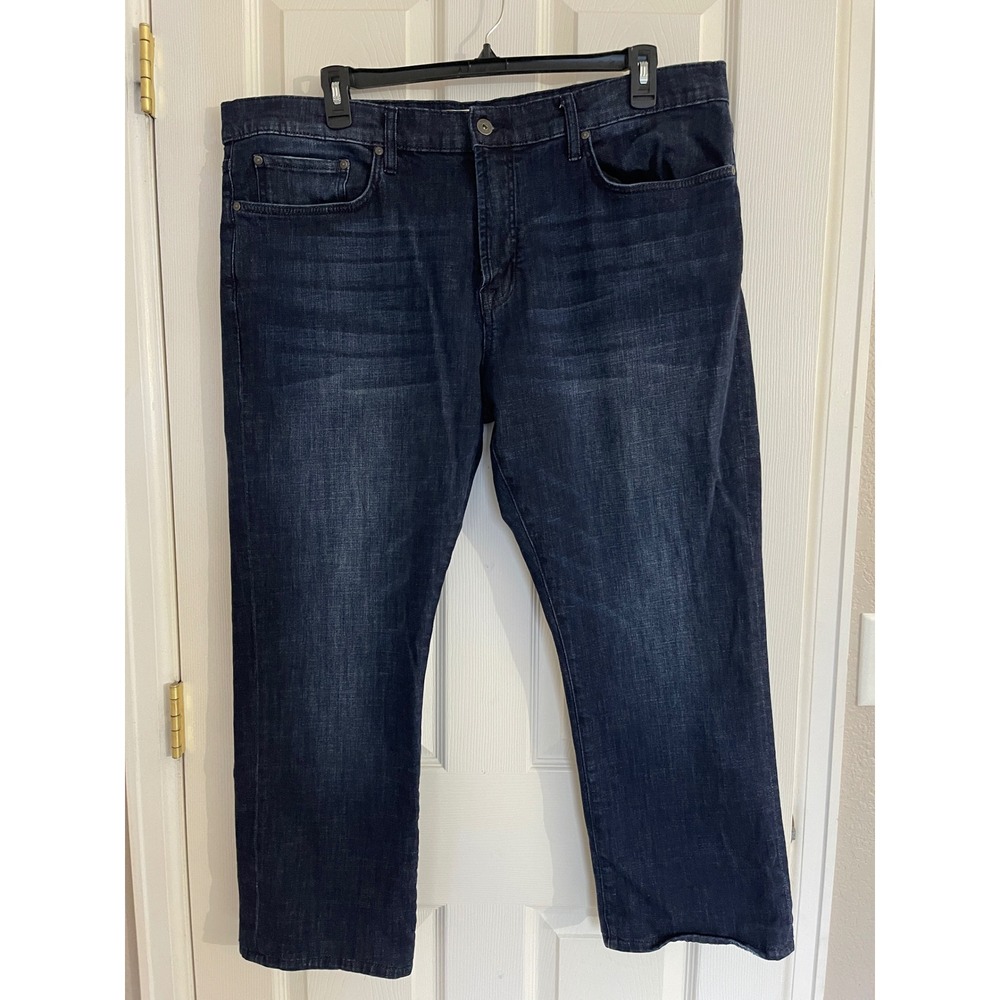 Joseph Abboud Men's Slim Fit‎ Jeans 40x34 Dark Wash Denim Straight Leg Classic - Picture 2 of 16